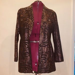 Chico’s Black and Bronze jacket